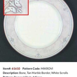 Mikasa Roman Villa China Set Mint Condition 57 Pieces! No Chips,Cracks,Crazing.